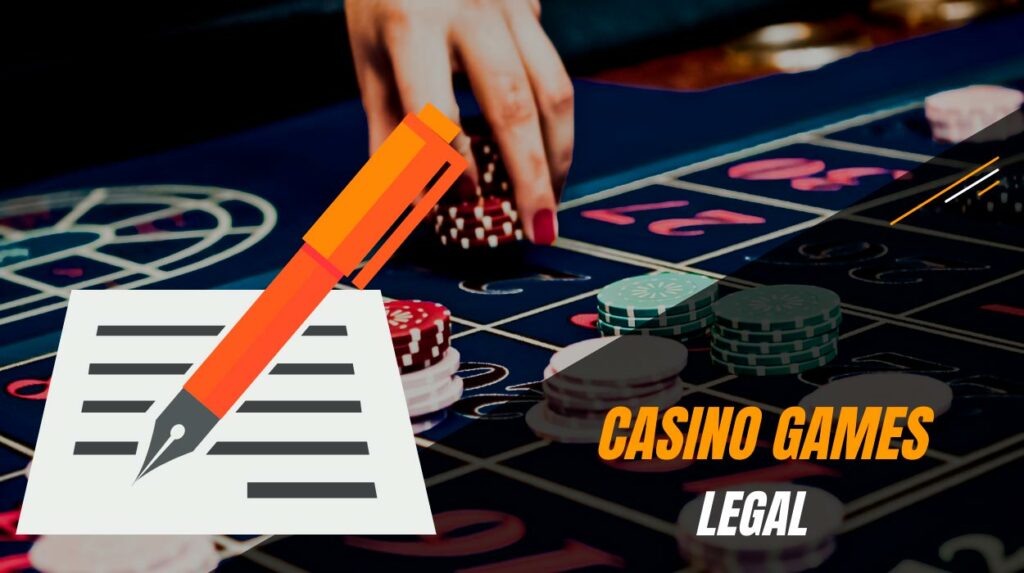 Casino online games are legal in India