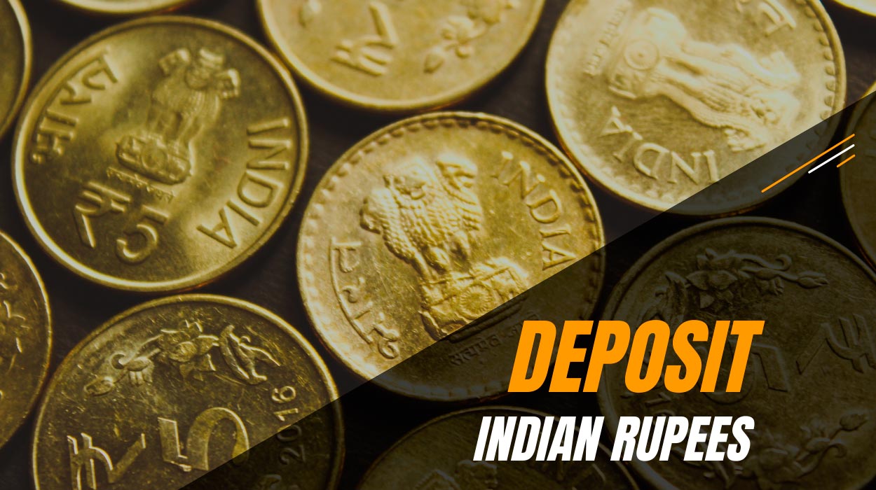 Deposit Indian Rupees at online casinos